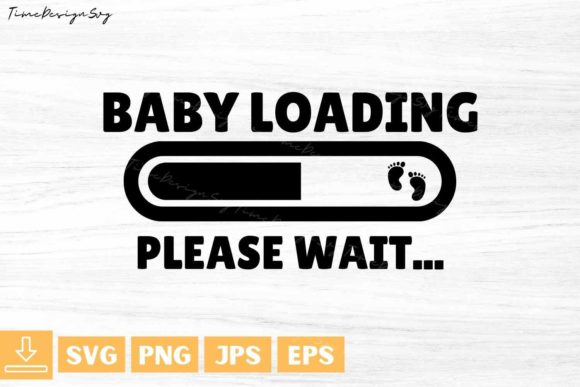 Baby Loading Graphics for Crafts