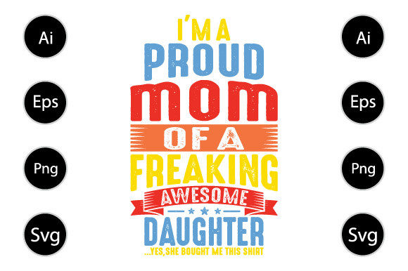 Proud Mom Graphics for Crafts & Blogs