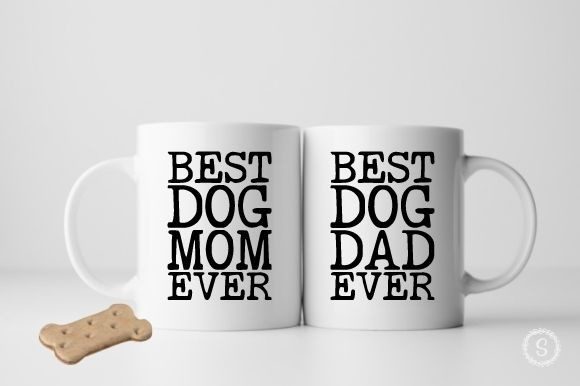 Reviewing the Best Dog Mom, Best Dog Dad Graphic for Stitching